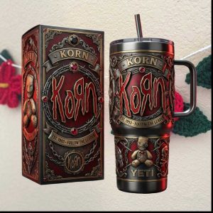Korn Follow The Leader Nu Metal Band 3D Barbed Wire Custom Tumbler