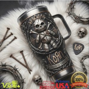Korn Pain Is Truth Vintage Metal Band Voodoo Doll Fan Merchandise Tumbler