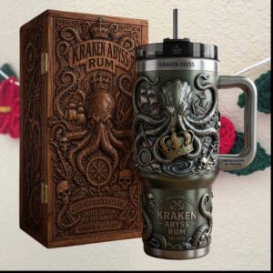 Kraken Abyss Rum Deep Sea Legend Limited Edition Pirate 20oz Tumbler