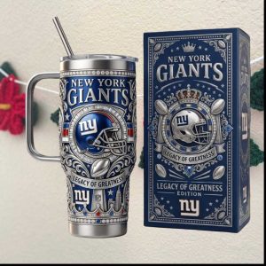 New York Giants Legacy of Greatness NFL Fan 40oz Tumbler