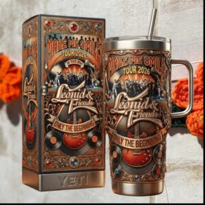 Leonid & Friends Make Me Smile US Tour 2026 Jazz Rock Tribute Stainless Steel Insulated Tumbler