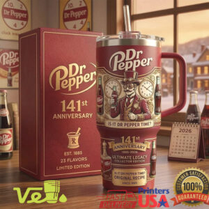 Limited Edition 141st Anniversary Dr Pepper Collector 40oz Tumbler
