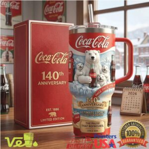 Limited Edition 141st Anniversary Dr Pepper Collector 40oz Tumbler