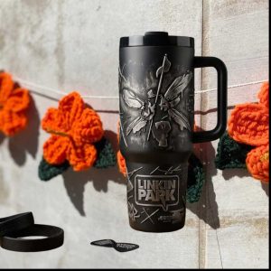Linkin Park Hybrid Theory Soldier 3D Embossed Style 40oz Tumbler