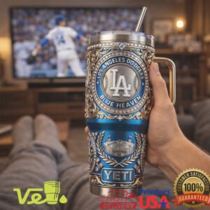 Los Angeles Dodgers Blue Heaven MLB Edition 40oz Insulated Tumbler with Handle
