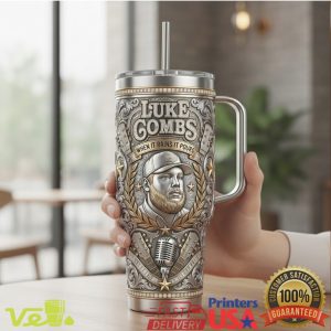 Luke Combs Heartland Legacy Edition Country Music Tour Vintage Style Fans Gift Tumbler