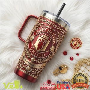 Manchester United Legacy of Glory Edition Sculpted 40oz Tumbler
