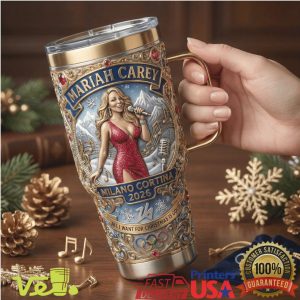 Mariah Carey Milano Cortina 2026 Winter Concert Custom 40oz Tumbler
