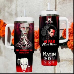 Marilyn Manson One Assassination Under God Personalized 40oz Tumbler
