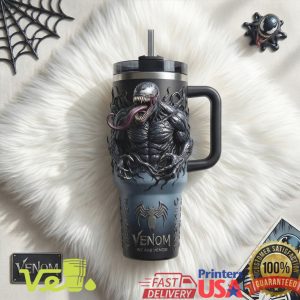 Marvel Venom Symbiote Sculpted 40oz Insulated Tumbler
