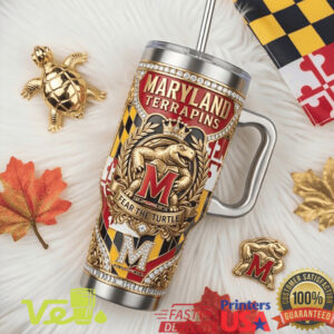 Maryland Terrapins Fear The Turtle Edition Style College Sports Tumbler