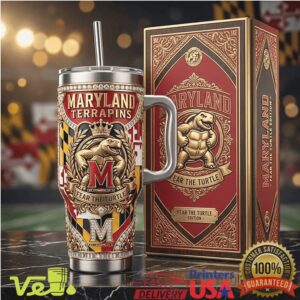 Maryland Terrapins Fear The Turtle Edition Style College Sports Tumbler