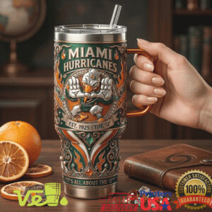 Miami Hurricanes It Is All About The U College Football Tumbler