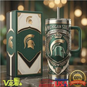 Michigan State Spartans Spartan Pride NCAA Deluxe 40oz Commemorative Tumbler