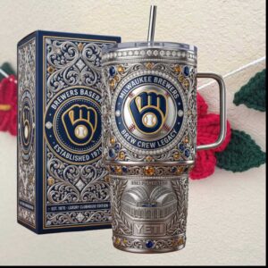 Milwaukee Brewers Brew Crew Legacy 1970 Luxury Clubhouse Edition Gifts for Fans Tumbler