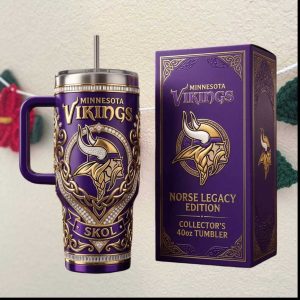 Minnesota Vikings Norse Legacy Edition SKOL Collector 40oz Tumbler