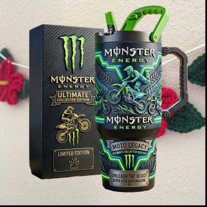 Monster Energy Moto Legacy Ultimate Collector Edition Limited Edition 40oz Tumbler