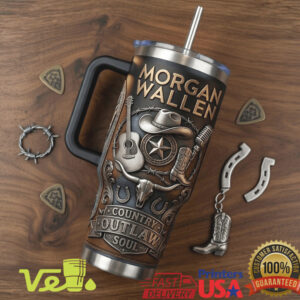 Morgan Wallen Southern Outlaw Soul Country Music Collector's 40oz Tumbler