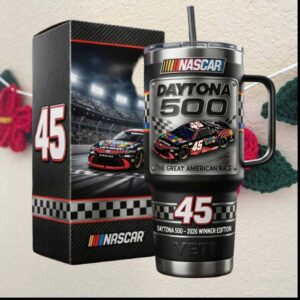 NASCAR Daytona 500 2026 Winner Edition Number 45 Racing Fan Gift Tumbler