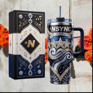 NSYNC Pop Unity Forever Boy Band Music Tour Gift Stainless Steel Insulated Tumbler