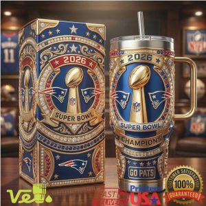 New England Patriots 2026 Super Bowl Champions Limited Edition Tumbler