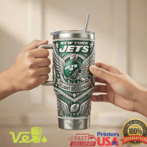 New York Jets Flight of Champions NFL Football Sports Tumbler