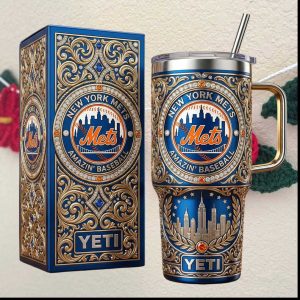 New York Mets “Amazin' Baseball” Skyline Jeweled 40oz Tumbler