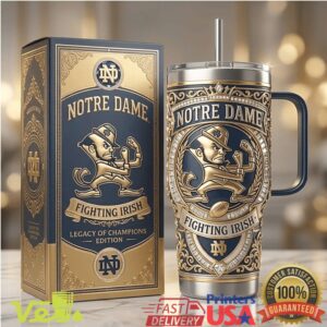 Notre Dame Fighting Irish Legacy of Champions Edition Sports Tumbler