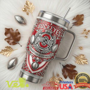 Ohio State Buckeyes Legacy Champion Edition NCAA Football Tradition Never Rests Tumbler
