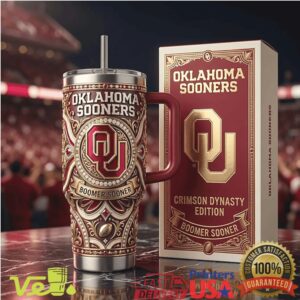 Oklahoma Sooners Crimson Dynasty Edition Boomer Sooner College Football Tumbler