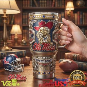 Ole Miss Rebels Hotty Toddy Rebels College Football Vintage Sports Fans Gift Tumbler