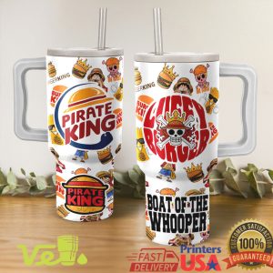 One Piece Luffy Pirate King x Burger King Boat of the Whopper Tumbler