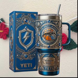 Orlando Magic Basketball Amway Center Jeweled Commemorative Tumbler