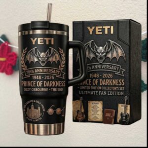 Ozzy Osbourne Prince of Darkness 78th Anniversary 1948 2026 Ultimate Fan Edition Tumbler