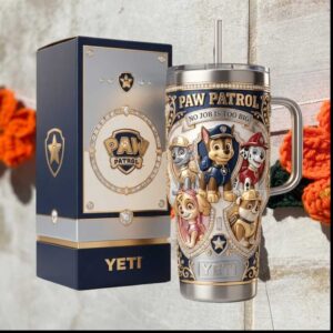 Paw Patrol No Job Is Too Big Kids Cartoon Character 20oz Stainless Steel Insulated Tumbler