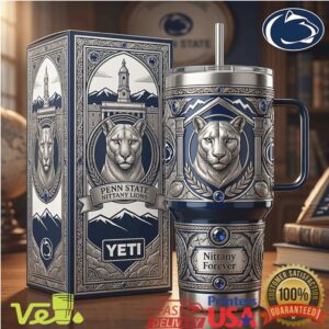 Penn State Nittany Lions Forever Collegiate Blue Silver Athletic Tumbler