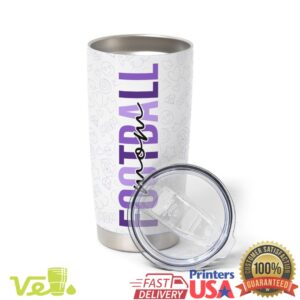 Personalized Minnesota Football Mom Tumbler Mother's Day Gift Vikings Fan