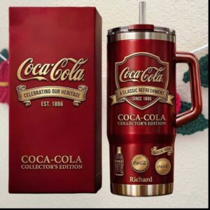 Personalized Richard Coca Cola Heritage Collector Edition Classic Refreshment Tumbler