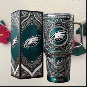 Philadelphia Eagles Fly Eagles Fly Established 1933 NFL Fan Team Pride Tumbler