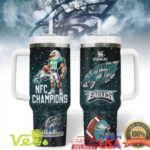 Philadelphia Eagles NFC Champions Stanley Tumbler 40oz Eagles Football Fan Gift