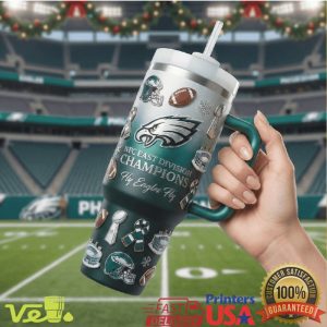 Philadelphia Eagles NFC East Division Champions 40oz Team Spirit Tumbler
