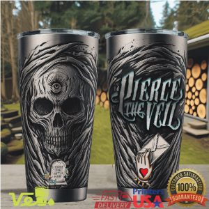 Pierce The Veil Take Me With Her Skeleton Heart 40oz Stainless Steel Tumbler