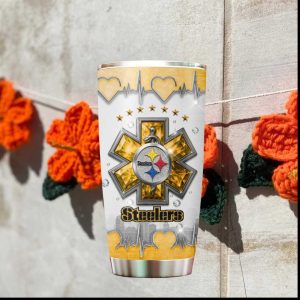 Pittsburgh Steelers EMS Caduceus Symbol Sport Gift Tumbler