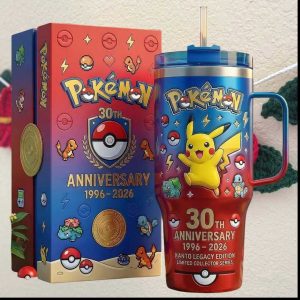 Pokémon 30th Anniversary Kanto Legacy Edition Pikachu Tumbler