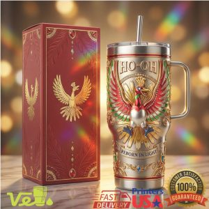 Pokémon Ho Oh Reborn In Light Legendary Bird Luxury Tumbler