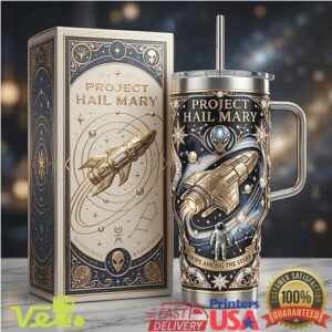 Project Hail Mary Andy Weir Sci Fi Space Adventure Astronaut Tumbler