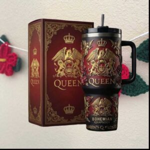 Queen Band Bohemian Rhapsody Crest Music Tumbler