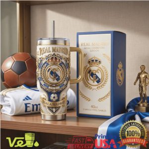 Real Madrid Royal Champions Edition Soccer 40oz Tumbler