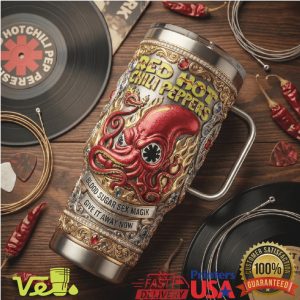 Red Hot Chili Peppers Octopus Blood Sugar Sex Magik 40oz Stainless Steel Tumbler