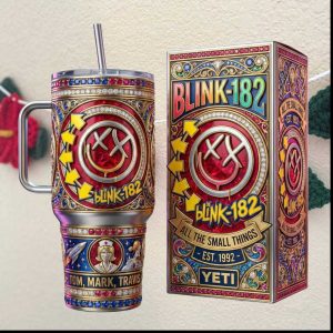 Blink 182 All The Small Things Est 1992 Pop Punk Jeweled Collector Tumbler